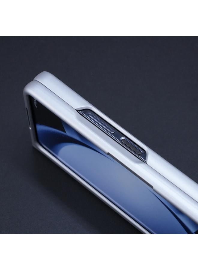 S-TOP Case For Samsung Galaxy Z Fold3 5G PC Hybrid PU Stand Foldable Phone Case with Touch Pen - Image 4