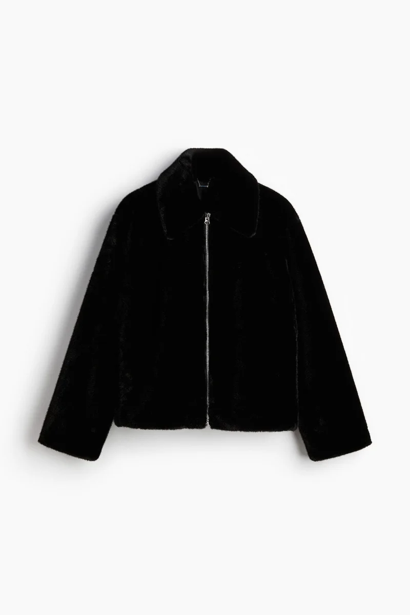 H&M Loose-Fit Fluffy Jacket