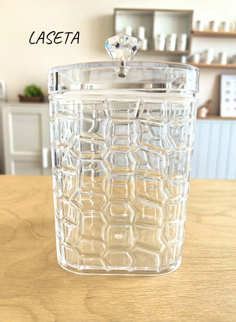 Laseta Acrylic Food Storage Container With Airtight  Lids , Food Storage Box,Storage Boxes ,Kitchen Cabinet Organizers - Image 1