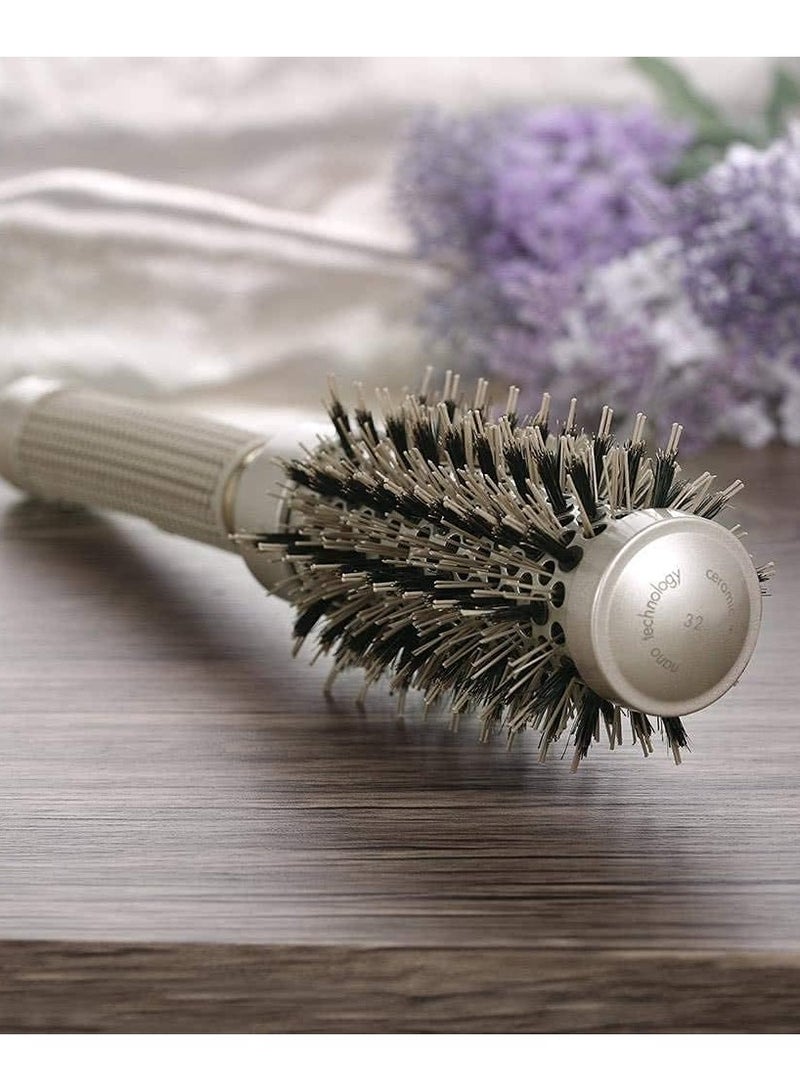 ORiTi 25mm  Ionic Round Comb Nano Thermal Hair Roll Brush - Image 5