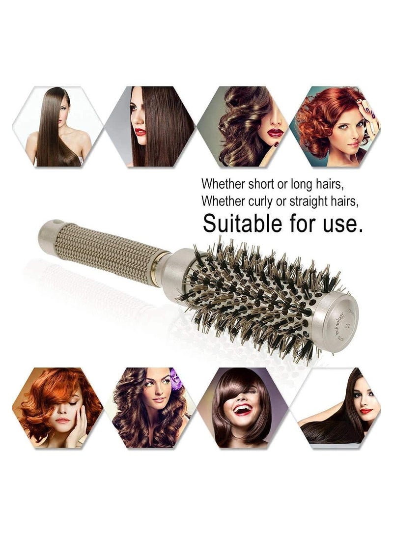 ORiTi 25mm  Ionic Round Comb Nano Thermal Hair Roll Brush - Image 2
