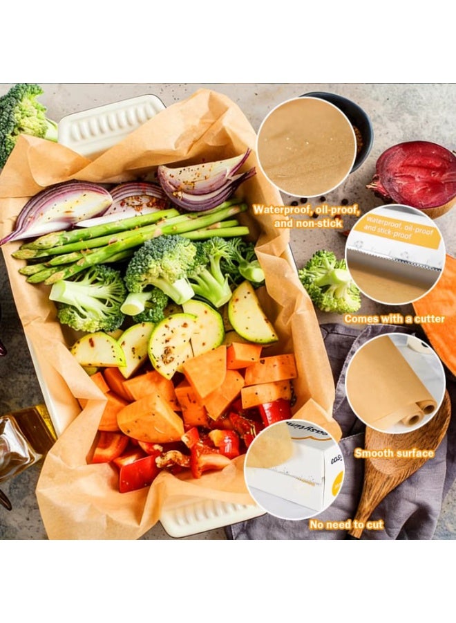 20m x 30cm baking paper roll – ideal for baking cakes and pastries without sticking to pans. - Image 3