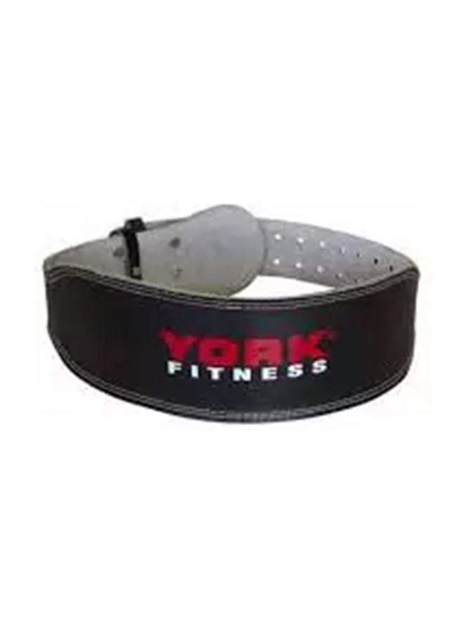York Fitness 6" Leather Padded Belt 60222-L