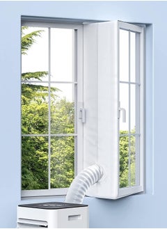 Portable AC Window Seal,  300CM(118") Casement Window Seal Air Conditioner Seal Mobile AC Window Kit AC Window Sealing Strip Universal AC Seal Window Insulation Kit AirCon Window Kit for House Cool