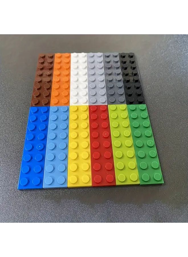 Dark Gray ABS Farm Garden Character Bricks 12pcs Building Blocks DIY Scenes Toys - Image 5