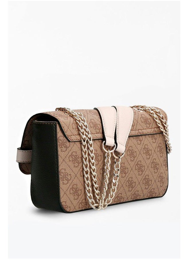 GUESS Guess Monogram Convertible Bag For Women  - Image 4