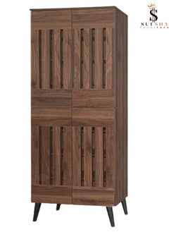 Household Large Capacity Storage Wooden Shoe Cabinet Rack
