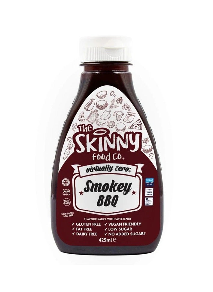 The Skinny Food Co. Skinny Sauce Smokey BBQ Flavor  virtually Zero,  with sweetener 425 ml
