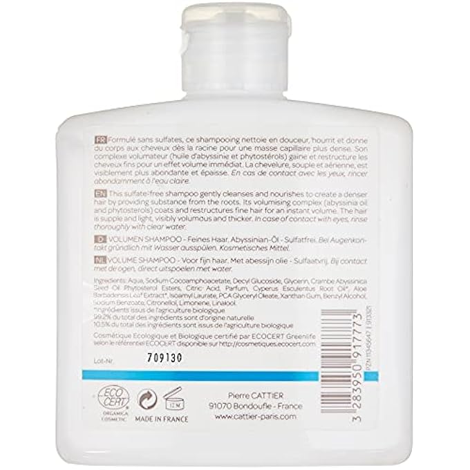 Cattier SHAMPOO FOR ALL HAIRS - 250 ML - Image 2