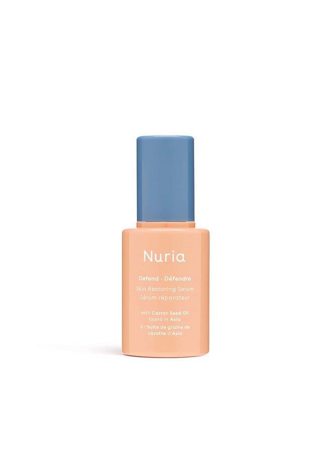 Nuria Defend Skin Restoring Serum Antioxidant Serum For All Skin Types Skin Care Serum With Carrot Seed Oil Rooibos Red Tea And Sodium Hyaluronate 25Ml/0.8 Fl Oz - Image 1