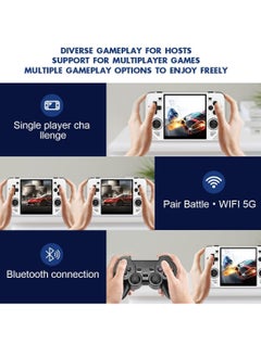 Powkiddy RGB30 Handheld Game Console 4.0 inch Pro Retro Games Consoles Classic Video Games System Built-in Rechargeable Battery Gaming Consoles (White, 256G)  - Image 5