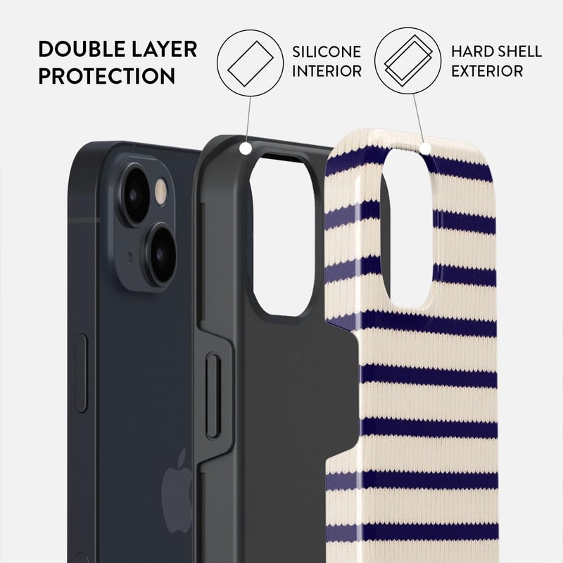 BURGA Unisex Phone Case for iPhone 14 – Dual-Layer Hybrid Design with Shock-Absorbing TPU & Durable Exterior, Scratch-Resistant Finish and Raised Bezel Edge for Screen Protection & Daily Use - Image 2
