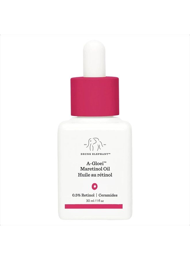 Drunk Elephant A-Gloei Virgin Marula Oil with Retinol. Anti-Wrinkle Treatment for Youthful Looking Skin (30 mL / 1 Fl Oz) - Image 1