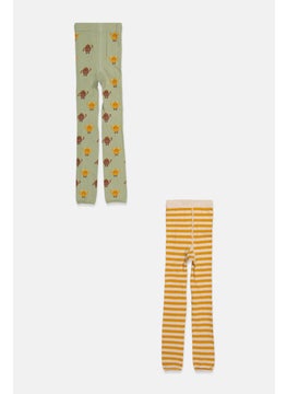 Kids Girl 2 Piece Allover Print Pull On Leggings, Olive/Mustard - pzsku/ZC0C41E227F1BEDA88D15Z/45/_/1724350978/ca99b405-1c09-46f8-bf2a-31f2ecdce269