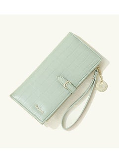 PIERRE LOUES Wristlet Zip Around Wallets For Women，Ladies Wallet Wrist Strap,Long Purse PU Leather,Card Holder Organizer,Travel Multifunction Phone Case,Casual, Large Capacity Clutch  - Image 1