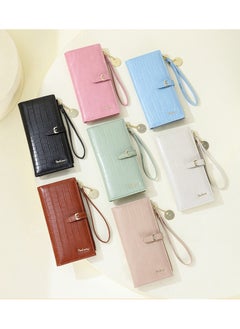 PIERRE LOUES Wristlet Zip Around Wallets For Women，Ladies Wallet Wrist Strap,Long Purse PU Leather,Card Holder Organizer,Travel Multifunction Phone Case,Casual, Large Capacity Clutch  - Image 2