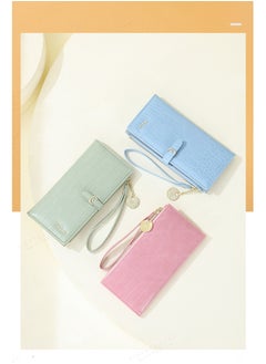 PIERRE LOUES Wristlet Zip Around Wallets For Women，Ladies Wallet Wrist Strap,Long Purse PU Leather,Card Holder Organizer,Travel Multifunction Phone Case,Casual, Large Capacity Clutch  - Image 3