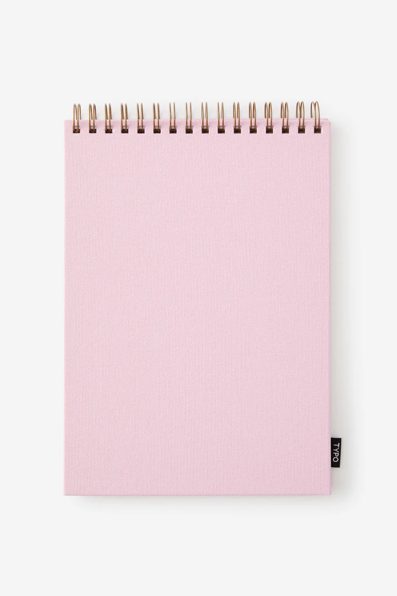 Typo A4 Spiral Sketch Book