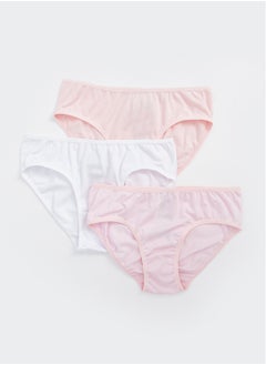 LC WAIKIKI Basic Girls' Panties 3 pcs Multi Color  - Image 1