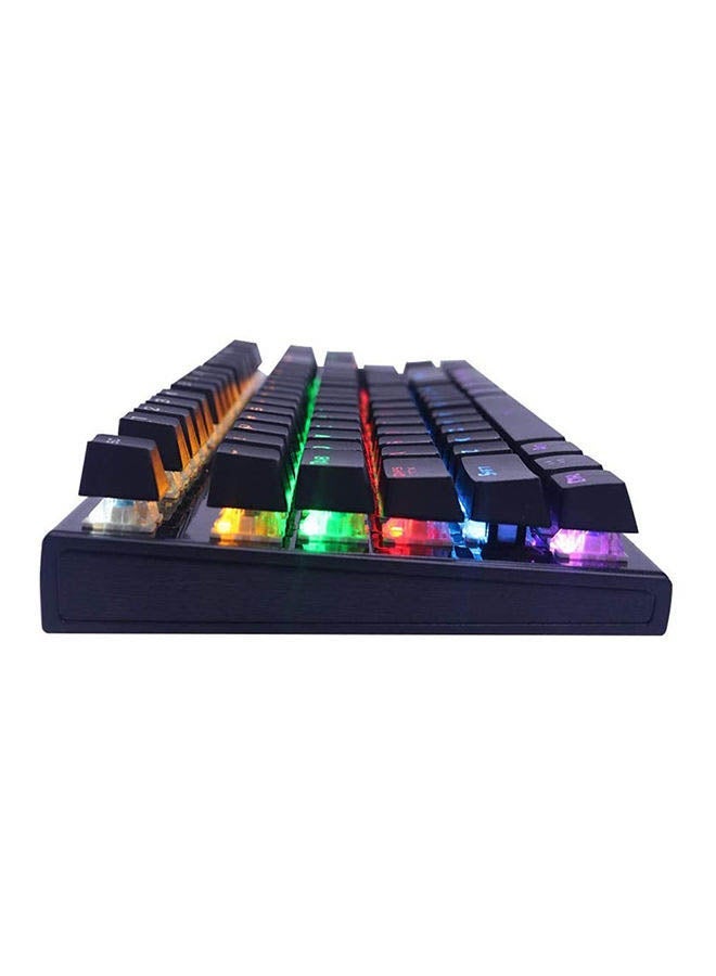 K28 Backlit Gaming Mechanical Keyboard wired Q7 5 white 87 key keyboard mouse Q7-5 white 87-key keyboard + mouse [green axis] - Image 4