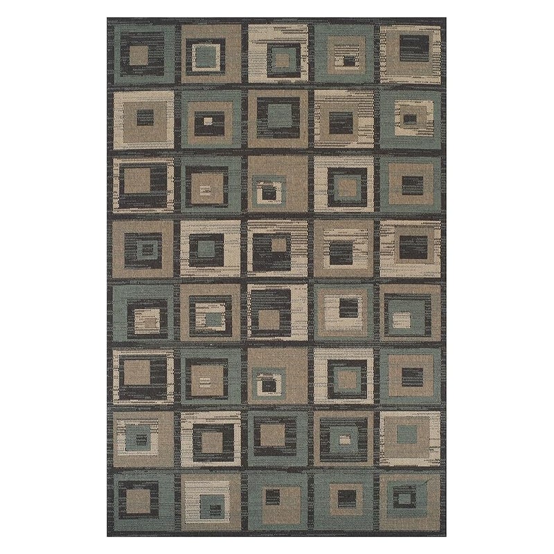 Superior Area Rugs for Bedroom Farmhouse Kitchen Entryway Laundry Room  Living Room Decor  Colburn IndoorOutdoor Area Rug 5 x 8 Grey