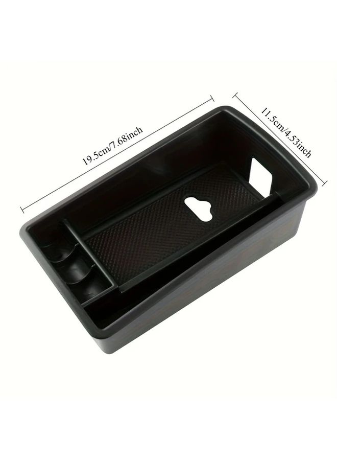 Car Central Armrest Box Storage Tray Holder For Audi A3 8V S3 2014 2018 Organizer Accessories Black Durable Material Console Insert - Image 2