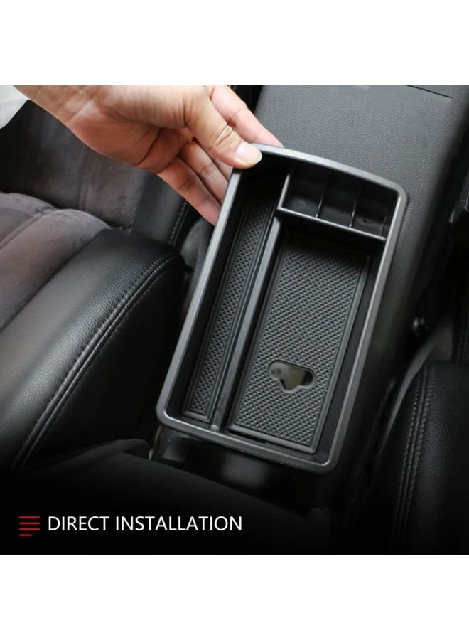 Car Central Armrest Box Storage Tray Holder For Audi A3 8V S3 2014 2018 Organizer Accessories Black Durable Material Console Insert - Image 4