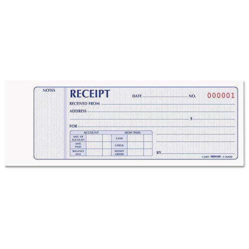 Rediform Money Receipt Book, 2-3/4 x 7, Carbonless Duplicate, 100 Sets/Book - Image 2