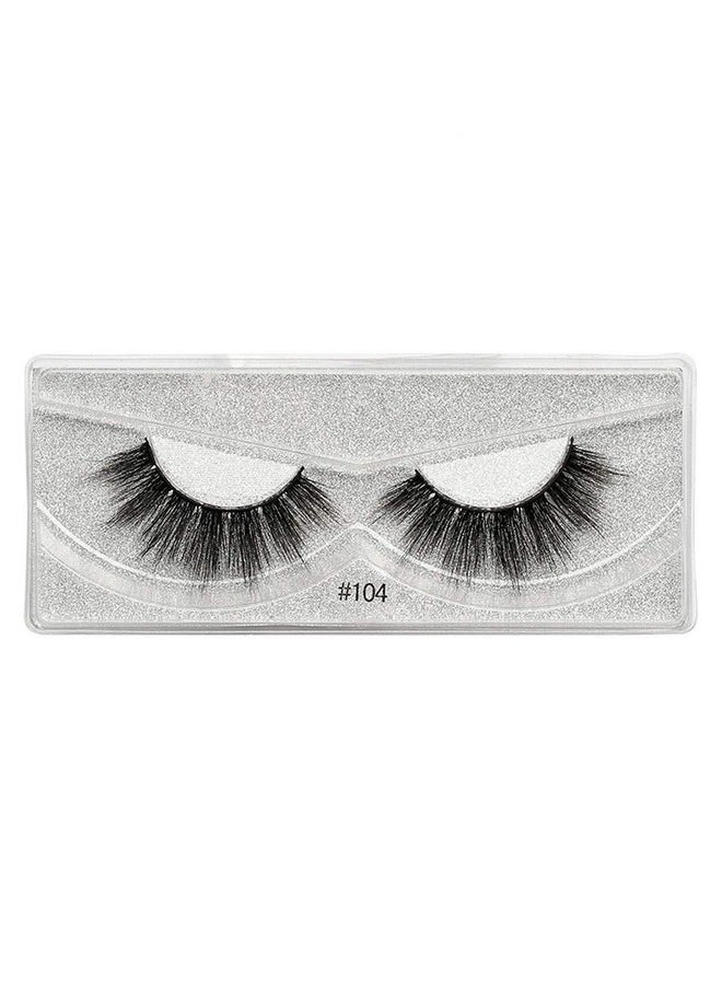 Vayator 10 Pairs Natural False Eyelashes Fake Lashes Long Makeup 3D Mink Lashes Eyelash Extension Mink Eyelashes For Beauty (S104)  - Image 4