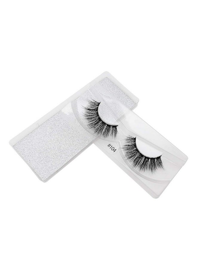 Vayator 10 Pairs Natural False Eyelashes Fake Lashes Long Makeup 3D Mink Lashes Eyelash Extension Mink Eyelashes For Beauty (S104)  - Image 5