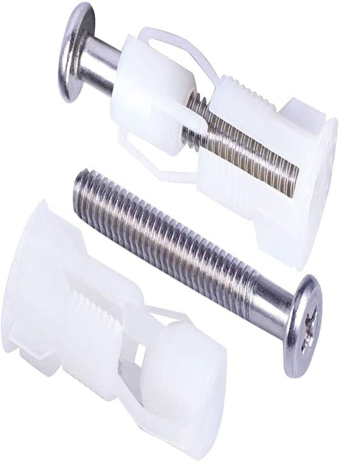 MUU Universal Toilet Seat Bolts and Screws,Quick Release Top Hinge Fixings,Easy to Install- Toilet Seat Replacement Parts Kit (Screws-HH42) - Image 3