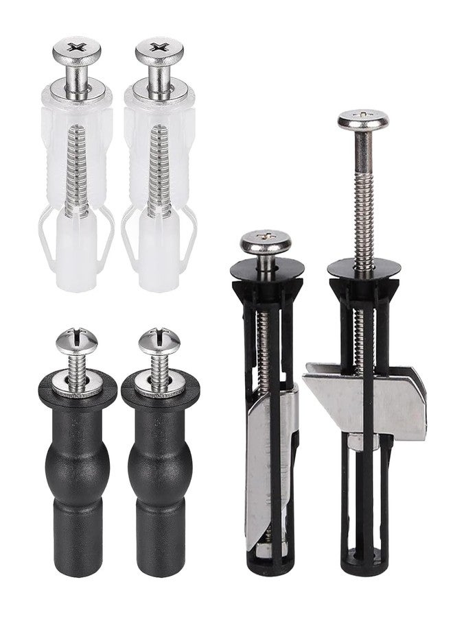 MUU Universal Toilet Seat Bolts and Screws,Quick Release Top Hinge Fixings,Easy to Install- Toilet Seat Replacement Parts Kit (Screws-HH42) - Image 1