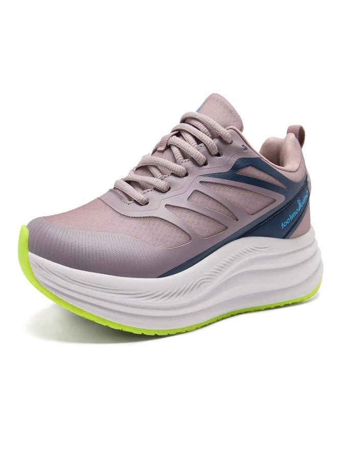OrthoComfoot Women's Orthopedic Walking Shoes: Arch Support Bunions Recovery Plantar Fasciitis Pain Relief Arthritis Tennis Road Running Shoes, Outdoor Sport Bowling Tennis Gowalk Trail Sneakers Lotus Pink Size 6 - Image 1