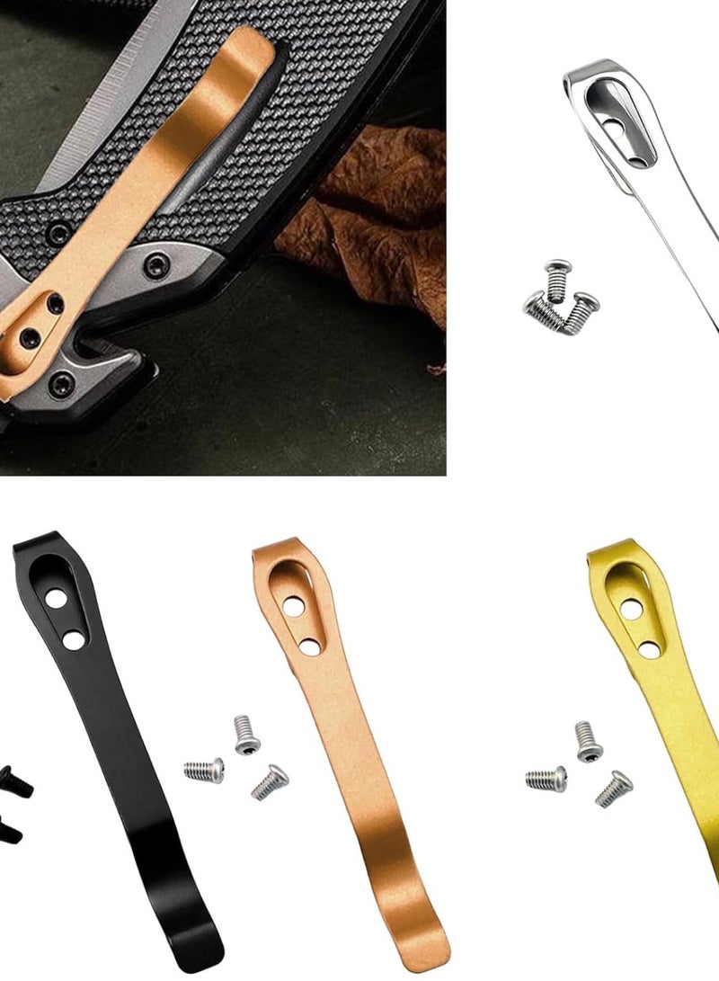 GGOOT Durability Cutter Pocket Clip Replacement Hardware Back Clamp for Tool Restoration and Modifications - Image 3