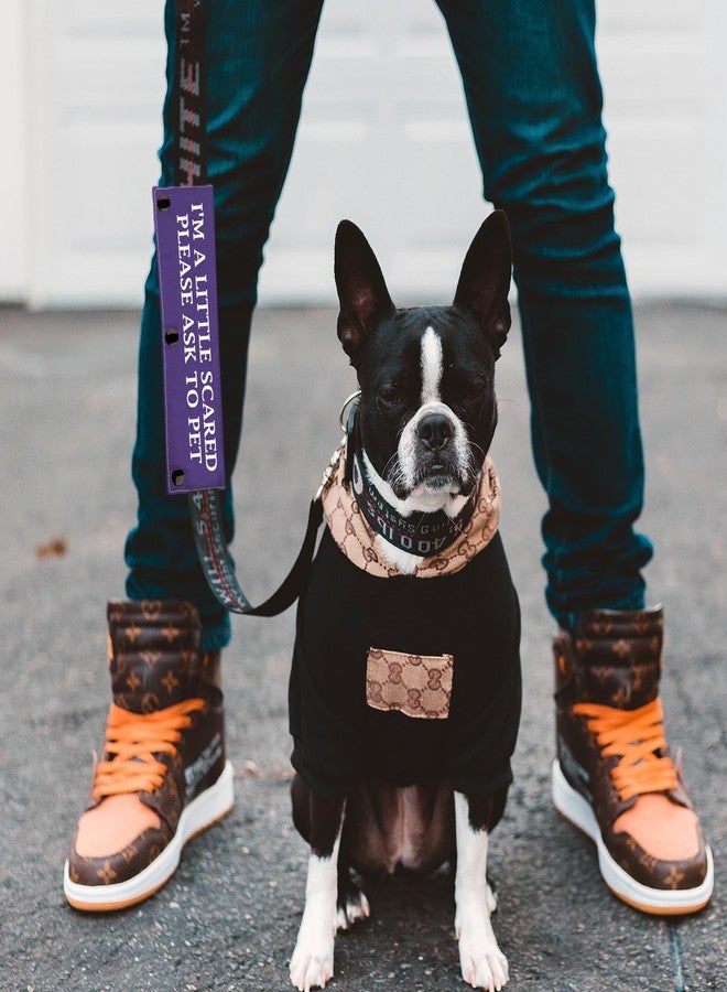 Zuo Bao Nervous Dog Leash Sleeve A Little Scared Please Ask to Pet Leash Wrap Social Distancing Gift（Little Scared） - Image 5