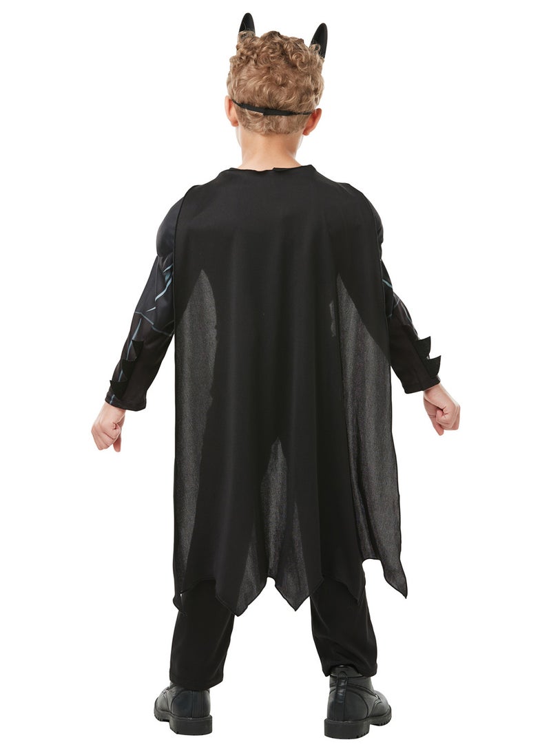 Rubies Batman Black Child's Costume - Size Small (S)  of 4-6 or 5-7 years, - Image 2