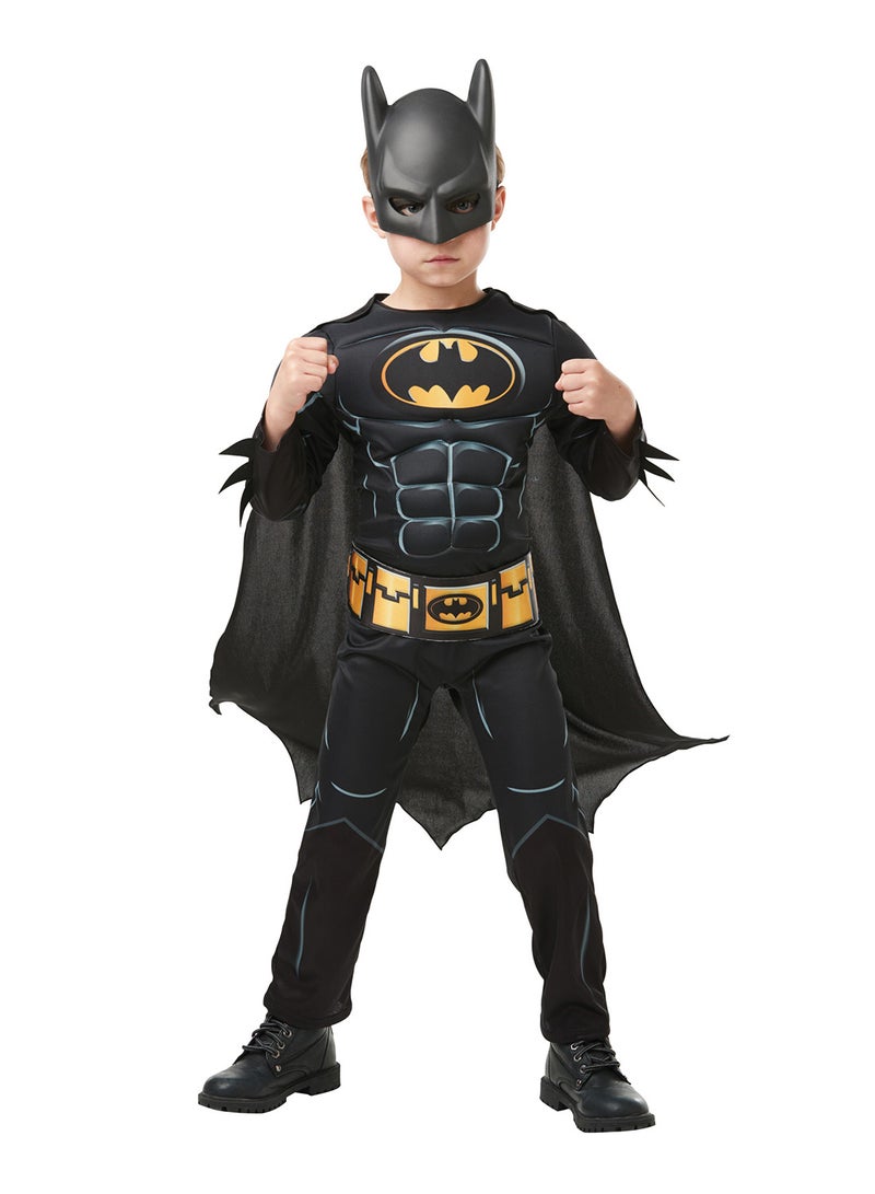 Rubies Batman Black Child's Costume - Size Small (S)  of 4-6 or 5-7 years, - Image 1