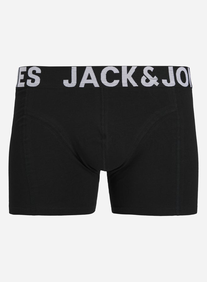 جاك اند جونز حزمة من 3 سراويل داخلية بخصر مطبع - Image 4