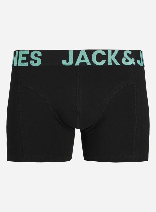 جاك اند جونز حزمة من 3 سراويل داخلية بخصر مطبع - Image 3