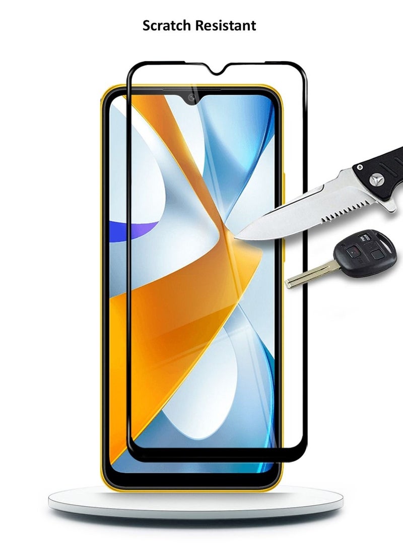 Techie Anti Reflection Anti Bubbles 9H Hardness 5D Tempered Glass Screen Protector For Xiaomi Poco C40 - Image 2