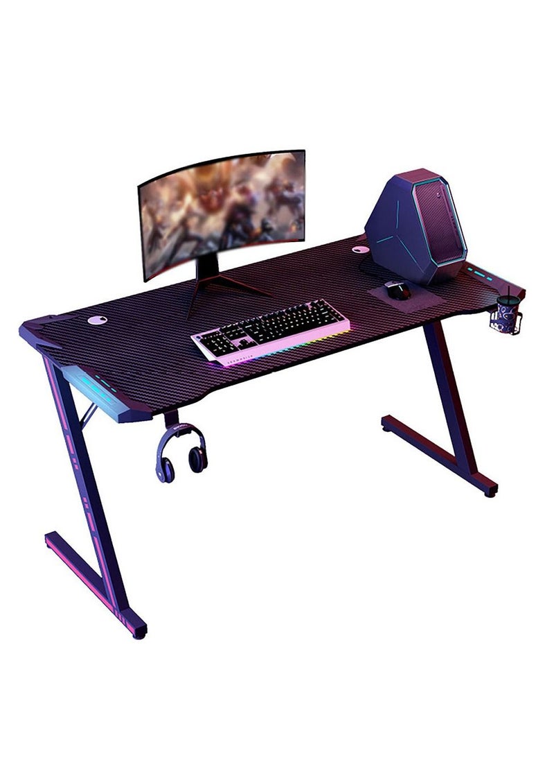 Arabest - Gaming Desk,100cm PC Computer Desk, Home Office Desk Table Gamer Workstation, Simple Game Table, Black - Image 1