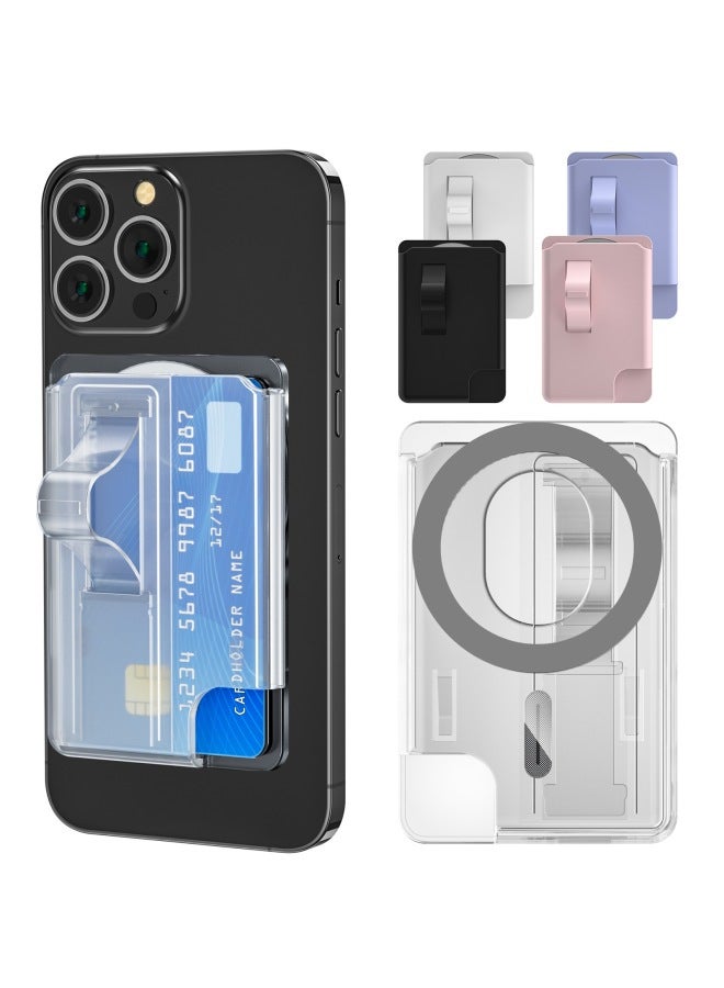 Suitable For Apple Iphone15/14/magsafe Mobile Phone Magnetic Card Holder Ring Holder Bank Card Holder - Image 5