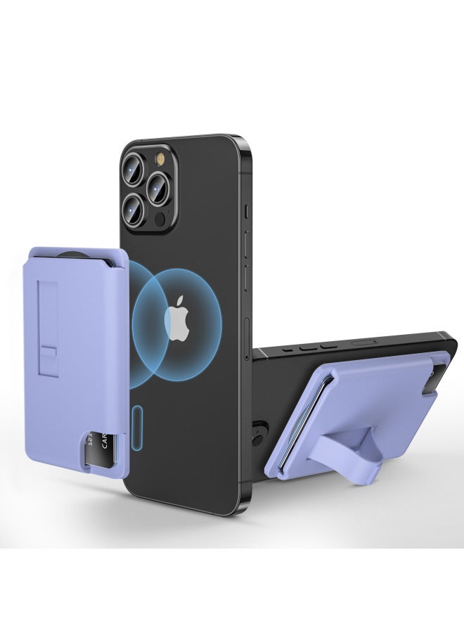 Suitable For Apple Iphone15/14/magsafe Mobile Phone Magnetic Card Holder Ring Holder Bank Card Holder - Image 1