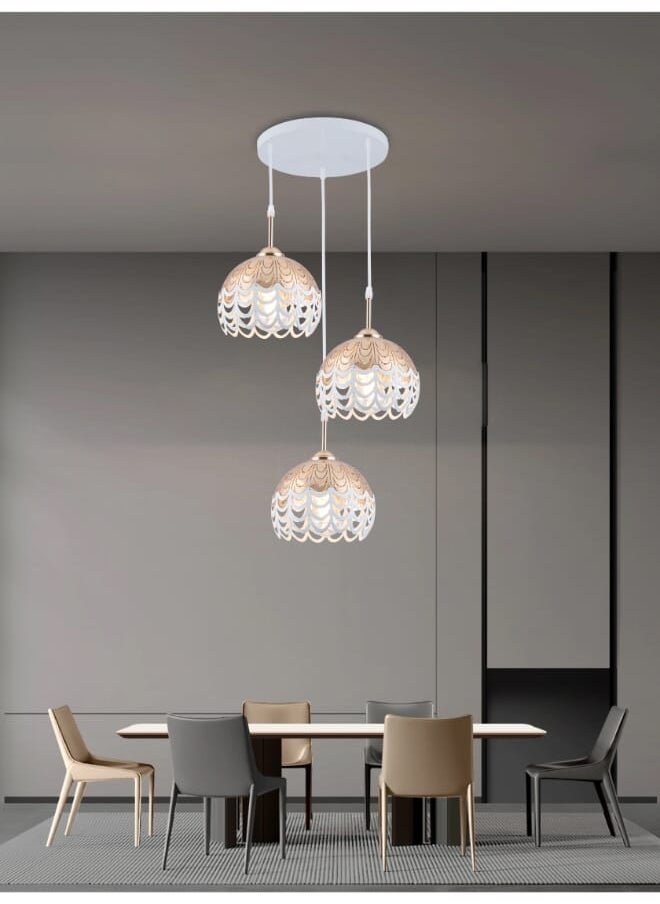 Best Power Modern Pendant Ceiling Light 6149-3 with E27 Lamp Base, 40W Max, Adjustable Length 80cm - Elegant Hanging Light Fixture (Lamp Not Included)  - Image 1
