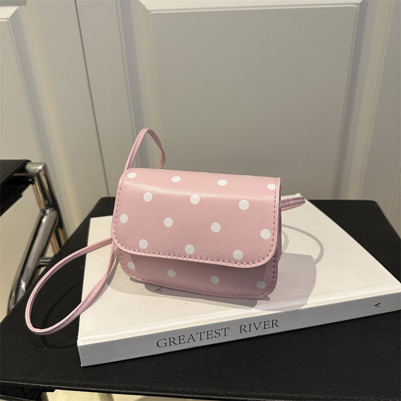 Mini Elegant Shoulder Bag Exquisite Beautiful Casual Wave Dot Printing Popular Fashion Trendy Crossbody Bag Small Square Bag For Women - Image 1