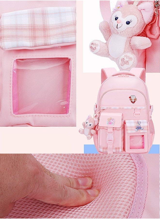 DUNISO - Girls School Backpacks Book Bag with Compartments for Teen Girl Kid Students Elementaryac School Kids' School Bag - Image 1