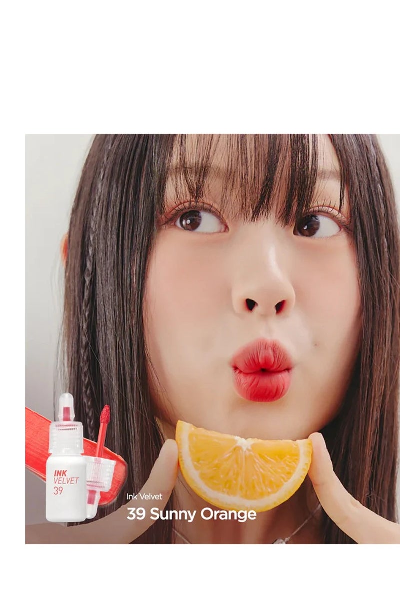 Peripera, Ink Velvet Lip Tint, Weather, 39 Sunny Orange, 0.14 oz (4 g) - Image 3