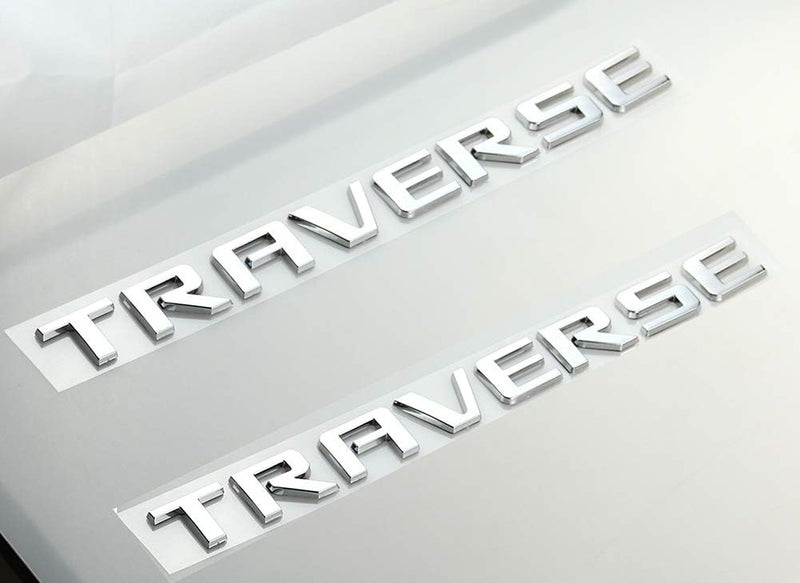 Aimoll 2 Pc Traverse Badge 3D Emblem Nameplate - Image 1