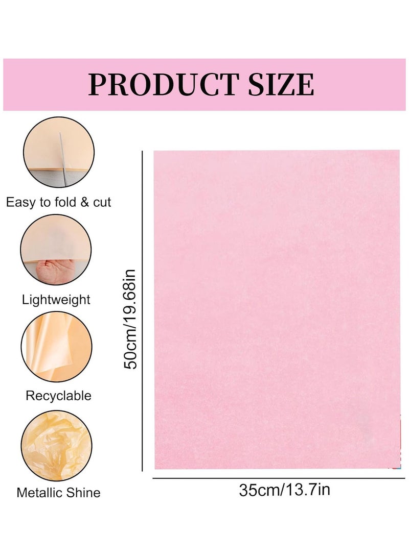 ورق تغليف الهدايا، 30 ورقة من ورق التغليف الملون للحرف اليدوية، ورق تغليف الهدايا لأعياد الميلاد والعطلات وحفلات الزفاف والحرف الفنية وديكور الحفلات 50*35 سم - Image 3