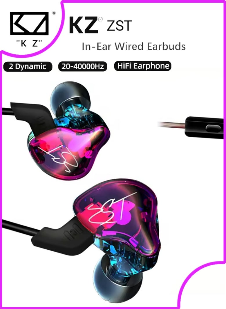 Linsoul ZST 1DD+1BA Hybrid Driver In-ear Earphone Noise Cancelling Headset With 2Pin Replaceable Cable - Image 1